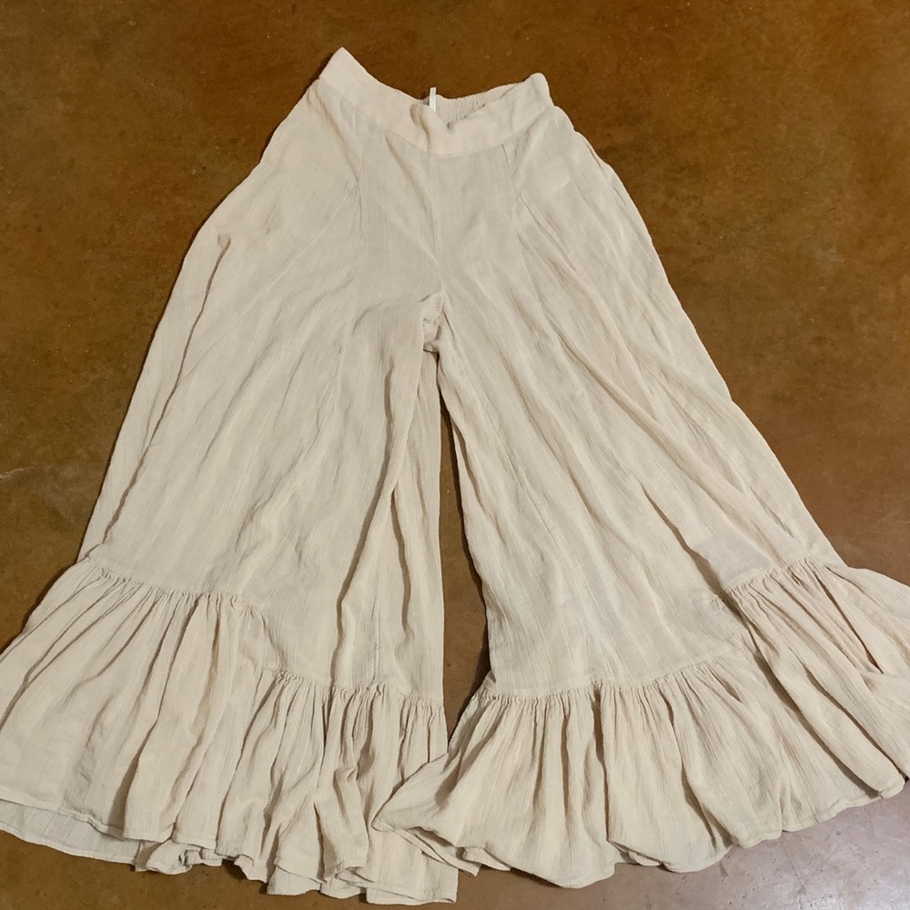 Free People Summer Kiss Godet Trousers NWOT - Picture 3 of 3